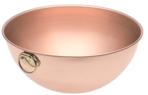 copper egg white bowl