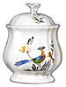 oiseaux de paradis covered sugar bowl