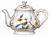 oiseaux de paradis teapot