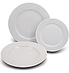 white porcelain dinnerware