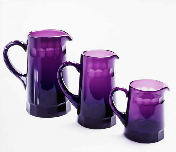 william yeoward amethyst jugs