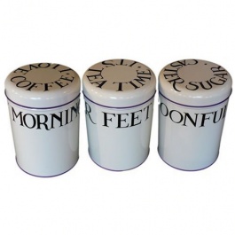 Emma Bridgewater Black Toast cannisters