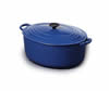 oval casserole - blue