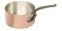 copper saucepans