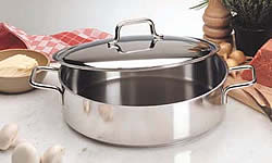 low casserole with lid