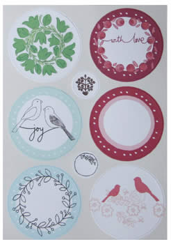 Christmas stickers 1